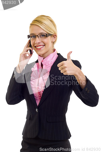 Image of Happy businesswoman