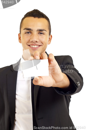 Image of Blank business card