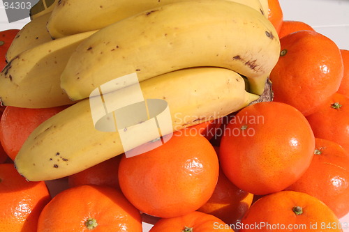 Image of Oranges and bananas
