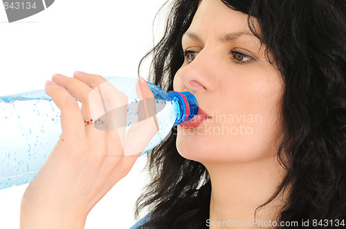 Image of woman with water