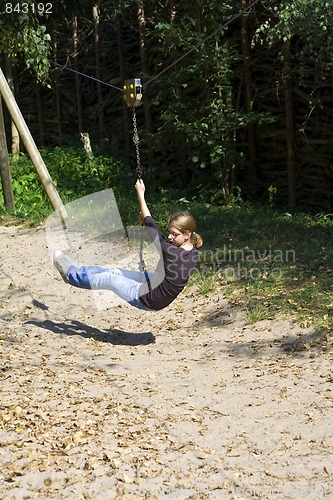 Image of Girl having fun