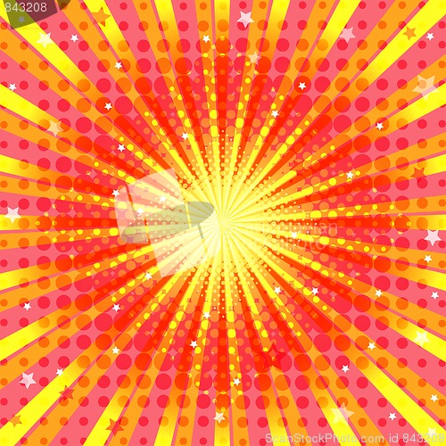 Image of Abstract orange background