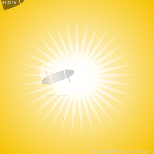 Image of Yellow background with a sun shape