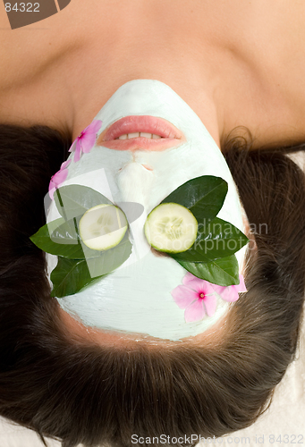 Image of Soothing Green Tea and Cucumber mask