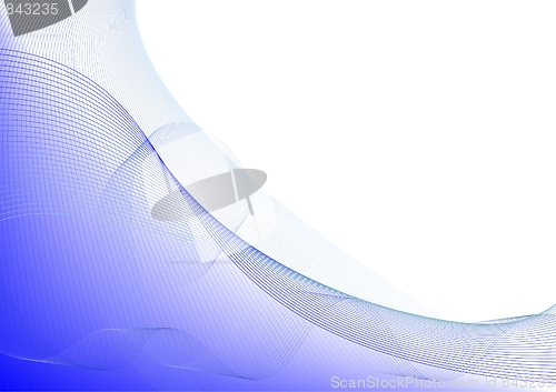 Image of Blue abstract background with waves