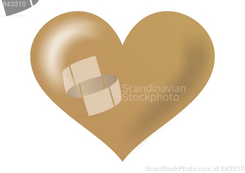 Image of Golden heart