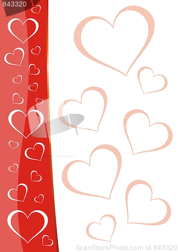 Image of Valentine's border template