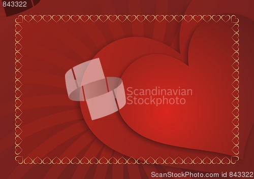 Image of Love card background