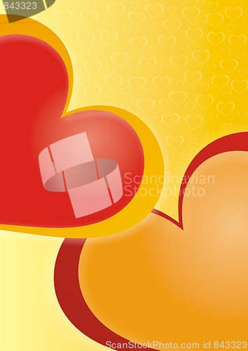 Image of Love card background