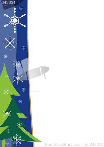 Image of Christmas border template