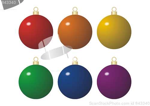 Image of Christmas balls