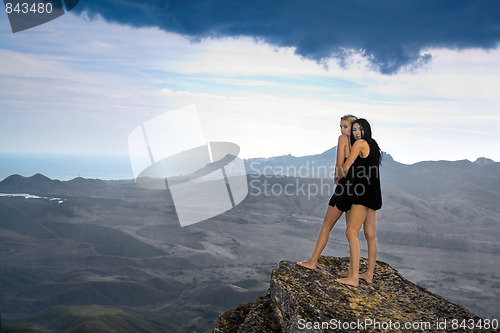 Image of Two young women