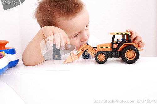 Image of Lovely kid playing