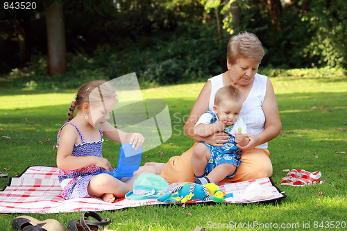 Image of Family picnic