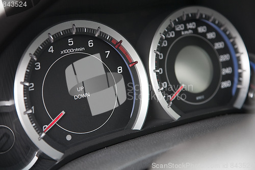 Image of Speedmeeter and speedometer