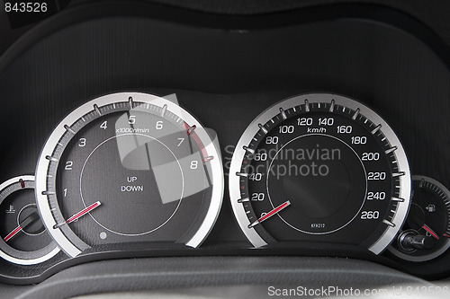 Image of Speedmeeter and speedometer