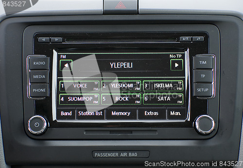 Image of Car Radio Display