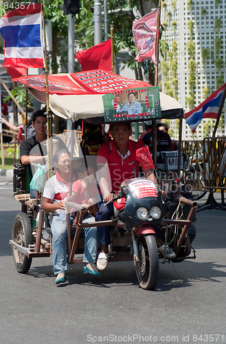 Image of Red shirt demonstrations in Bangkok 2010