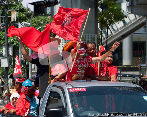 Image of Red shirt demonstrations in Bangkok 2010