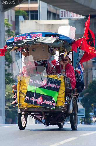 Image of Red shirt demonstrations in Bangkok 2010