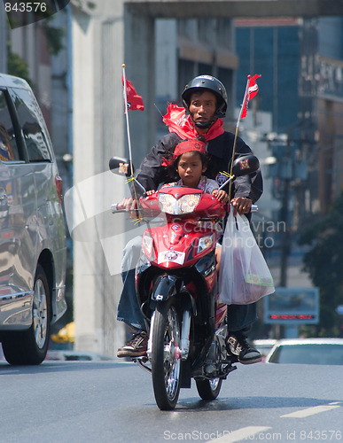 Image of Red shirt demonstrations in Bangkok 2010