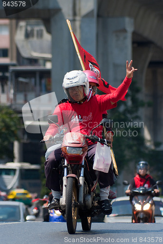Image of Red shirt demonstrations in Bangkok 2010
