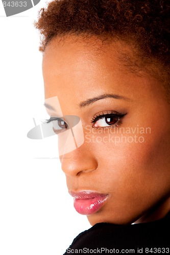 Image of Face of beautiful African woman