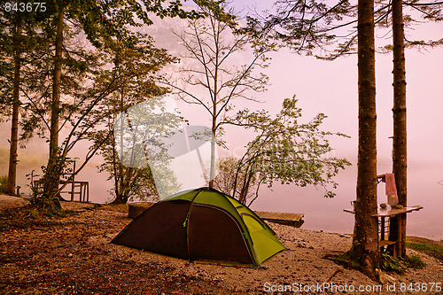 Image of Camping by Lake Bohinj