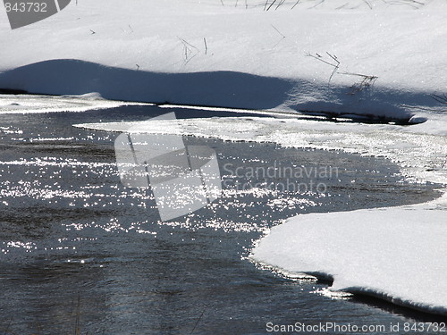 Image of A winter scene.