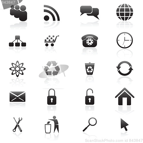 Image of Web icons