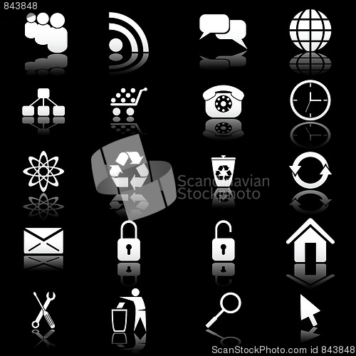 Image of Web icons