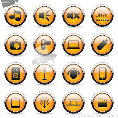 Image of Orange buttons