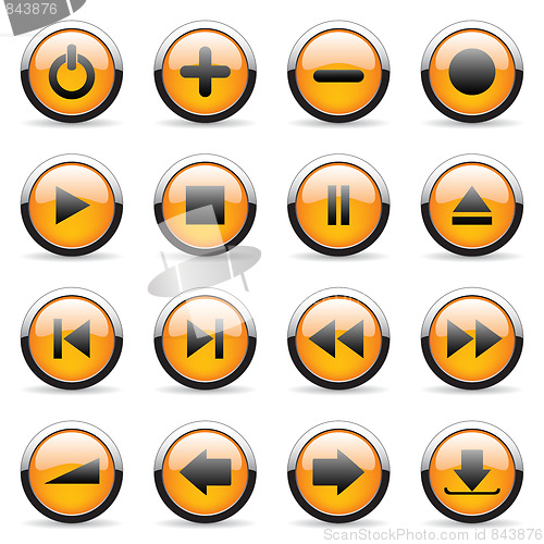 Image of Orange buttons