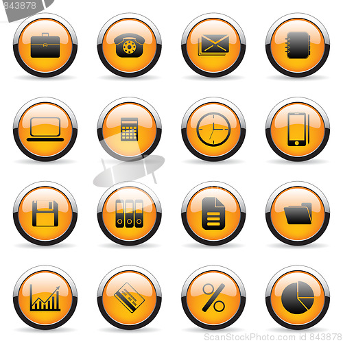 Image of Orange buttons