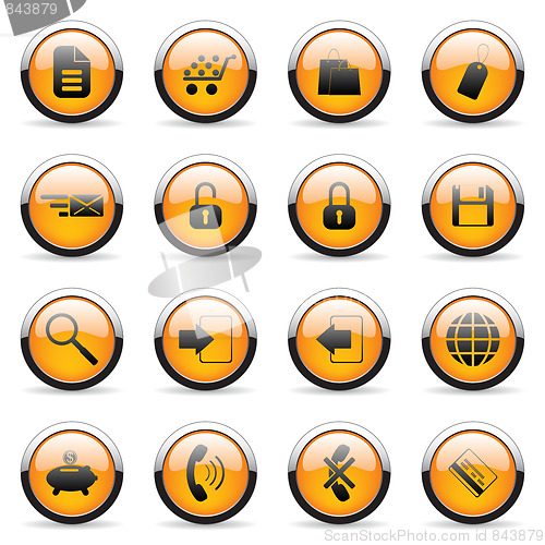 Image of Orange buttons