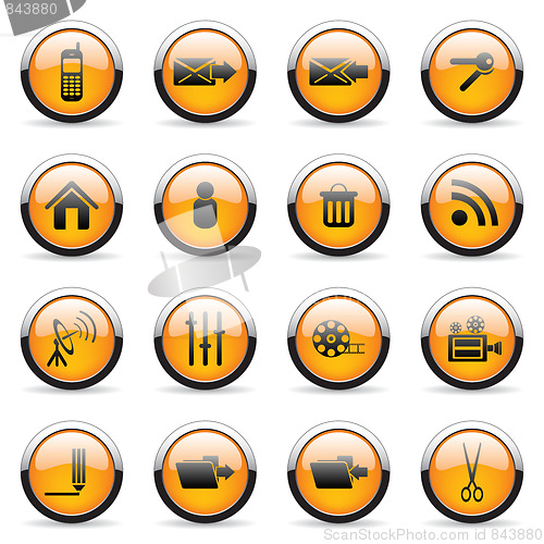 Image of Orange buttons