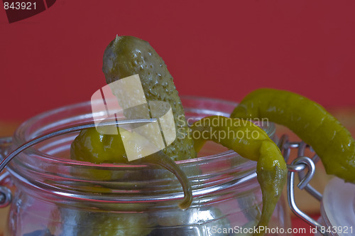 Image of pickles assortment