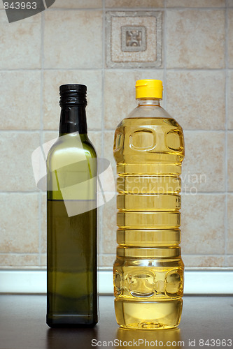 Image of Two bottles of oil