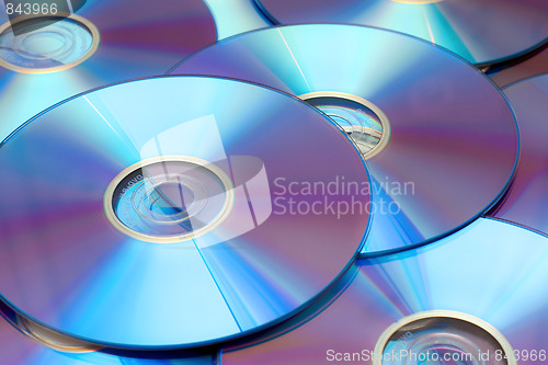 Image of DVDs background