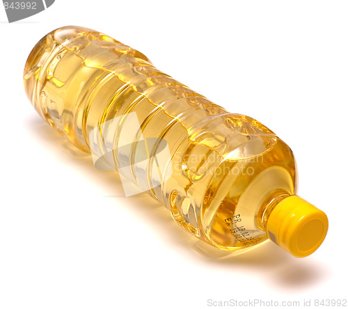 Image of Bottle of sunflower oil