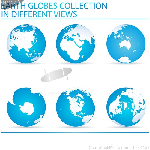 Image of Earth globes