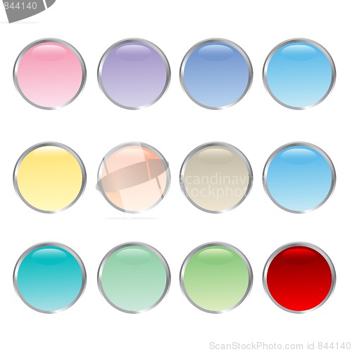 Image of Glossy buttons 