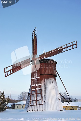Image of Red Wooden Mill