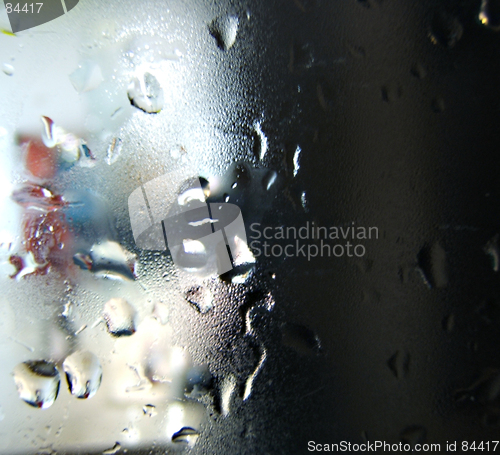 Image of drops in a glass