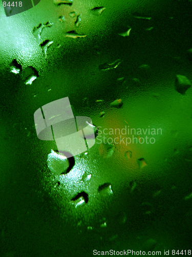 Image of drops in a glass