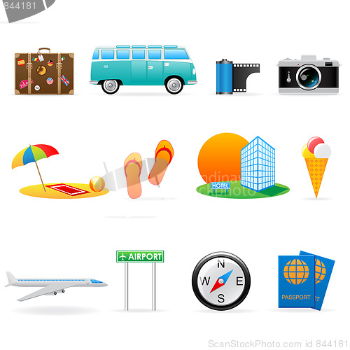 Image of Travel icons