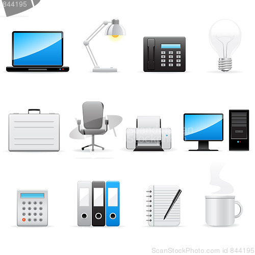 Image of Business and office icons