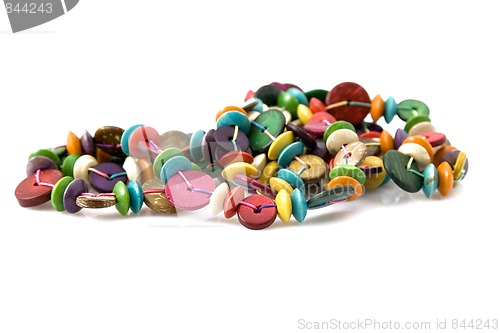Image of wooden beads
