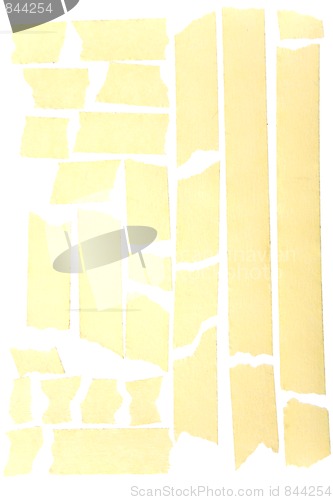 Image of masking tape strips