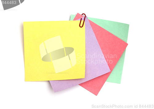 Image of Note papers of different colours